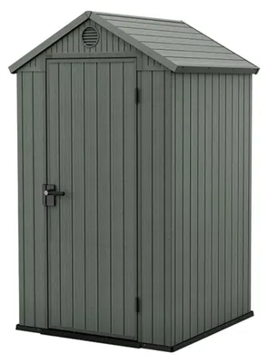 Obrázek produktu pro Plastový zahradní domek se sedlovou střechou Keter Darwin 4x4 - 205 x 116,7 x 125,8 cm - zelený