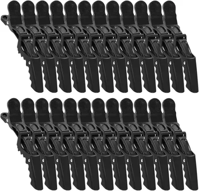 Imagen del producto de Clips para el cabello tipo "cocodrilo", 24 unidades, color , para peluqueros