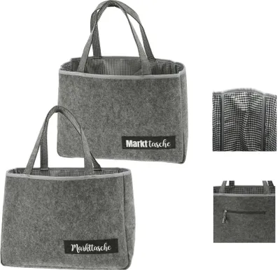Filztasche Kaminholz Hellbraun Tragetasche, Felt Bag