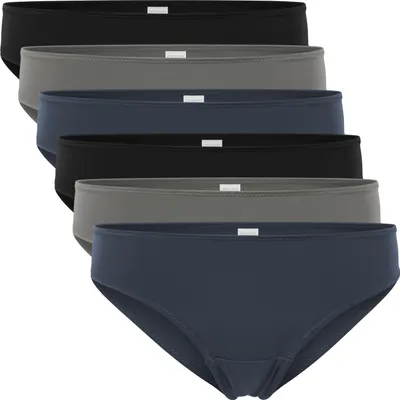 Produktbild von Celodoro Damen Bikini Slip (6er Pack), Klassische Unterhose aus Quick Dry-Fasern - Mix S