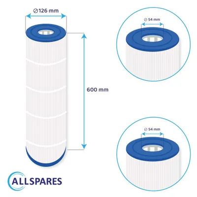 Produktbild von Spa Wasserfilter geeignet für Darlly Pleatco PCAL100 / 817-1000 / 41001 / C-4995 / SC792