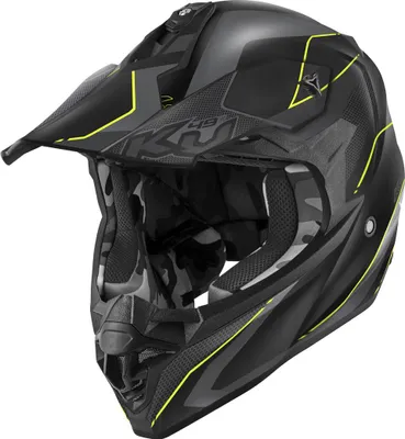 Produktbild von KAPPA KV49 Evo Chaser motocross-helm mattschwarz grau gelb größe XXL