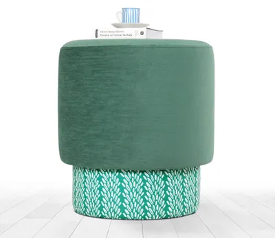 Immagine prodotto di Hanah Home, Colyos 8855, pouf, 50% COTONE / 50% LINO, multicolore, 43 x 43 x 46 cm