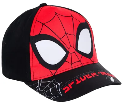 Produktbild von Basecap Spider-Man Schwarz 54 cm
