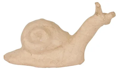 Produktbild von Clairefontaine Bastelartikel Schnecke aus Pappmaché 11,5 x 4,8 x 6 cm