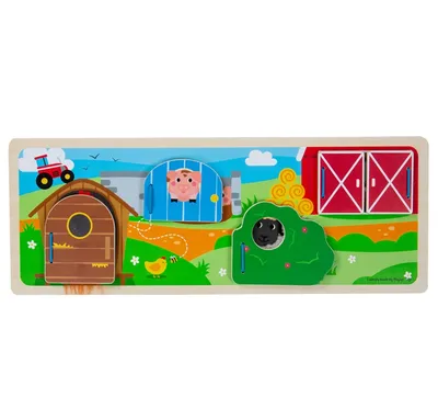 Produktbild von Bigjigs Toys Sensory Puzzle Bauernhof