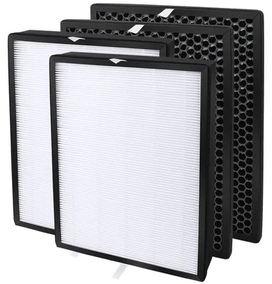 Ersatzfilter-Set für Philips Luftreiniger, 2 FY2420 + 2 FY2422 Aktivkohlefilter