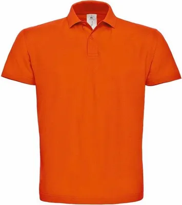 Produktbild von Herren-Poloshirt, Kurzarm - B&C ID.001 - orange - Größe L
