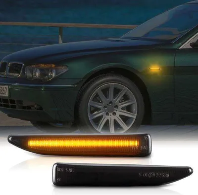 Obrázok produktu pre Led bočné smerovky pre BMW radu 7 E65 E66 | 2001-2008 | ČIERNA