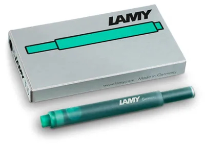 Immagine prodotto di Cartucce d'inchiostro LAMY T10 verde Confezione da 5 cartucce di ricambio originali LAMY verde