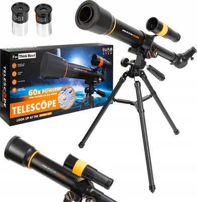 Zdjęcie produktu dla Teleskop Astronomiczny Edukacyjny Luneta Obserwacyjna Statyw Dla Dzieci