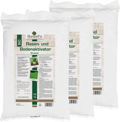 Produktbild von HaGaFe  KRÜMEL Rasenaktivator & Bodenaktivator mit Ton & Magnesium 30 kg (3 x 10 kg)
