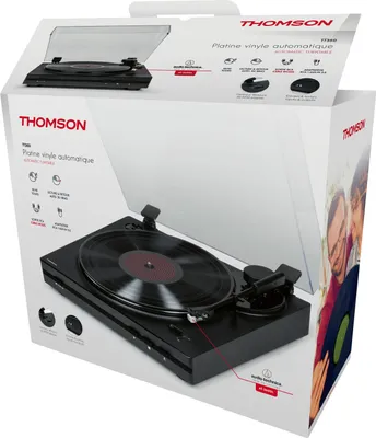 Zdjęcie produktu dla Gramofon w pełni automatyczny Thomson TT350 + wkładka Audio-Technica AT3600L