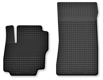 Image de Tapis avant en caoutchouc pour Fiat 600 2024- – 2 pièces, noirs, semi-universel, adapté