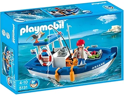 Produktbild von PLAYMOBIL Fisherman with Boat, Multi