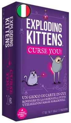 Obrázek produktu pro Asmodee - Exploding Kittens: Proklínáme vás! - Kartová hra pro přátele