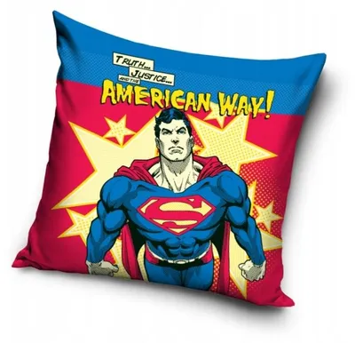 Produktbild von Carbotex Kissenbezug 40x40 cm Super Man Design
