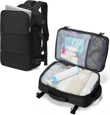 Produktbild von Vakuumreisekoffer mit Pumpe, Wasserdicht, Damen Handgepäck