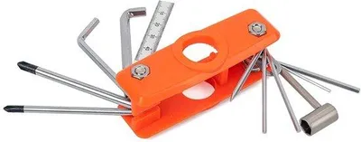 Produktbild von Multifunktionale Innensechskantsleutel für Gitarren - 11-in-1 - Compact und praktisch - Mit Schraubendreher und Lineal - Ideal für Reparaturen
