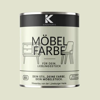 Produktbild von Kenzopaints 750ml Möbelfarbe Möbellack - Wiesentau von der Lüneburger Heide