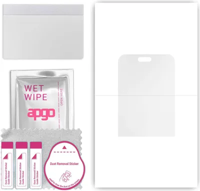 Produktbild von apgo Hydrogel Schutzfolie, Klar, kompatibel mit Nokia 6300 4G, flexibele Displayschutzfolie, Folie mit Positionierhilfe, kratzfest, einfache Montage