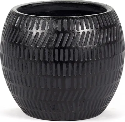 Produktbild von Serax Blumentopf-Dekortopf Schwarz D 16,5 cm H 13 cm