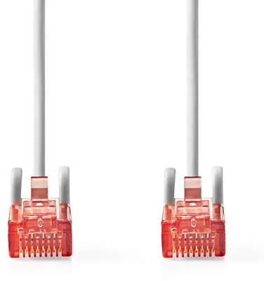 Produktbild von Nedis CAT6-Netzwerkkabel - RJ45 Stecker - RJ45 Stecker - U/UTP - 1.50 m - Rund - PVC - Grau - Label