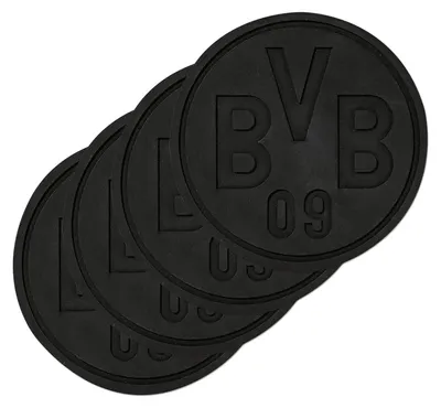 Produktbild von BVB Borussia Dortmund BVB-Silikonuntersetzer (4Stück)