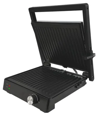 Produktbild von Tomado TGC4002B Kontaktgrill mit Tischgrill-Funktion - PFAS-frei - Mattschwarz