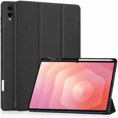 Obrázok produktu pre Techsuit - Flex Trifold knižkové puzdro s držiakom na stylus pre Samsung Galaxy Tab S11 Ultra – čierne