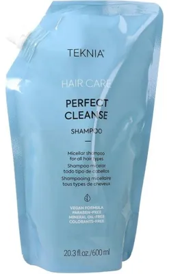 Immagine prodotto di Lakmé Teknia Perfect Cleanse Shampoo Shampoo detergente per tutti i tipi di capelli Ricarica 600 ml
