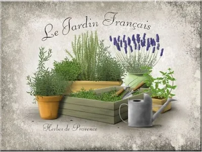 Produktbild von Nostalgic-Art - Magnet 6 x 8 cm - Home & Country - Jardin Francais