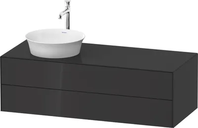 Produktbild von DURAVIT WT4987LH1H1 WTU White Tulip wandh,2 SchKa,B li.