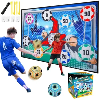 Produktbild von Fußball Spielset für Kinder 3-8 Outdoor Spielzeug Geschenke Jungen Geburtstag