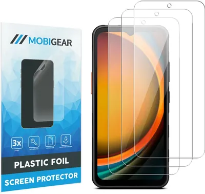 Produktbild von Mobigear  Samsung Galaxy Xcover 7 Displayschutz Schutzfolie - Hüllenfreundlich (3er Pack)