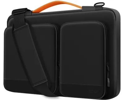 Immagine prodotto di Custodia per laptop da 15,6-16 pollici - Impermeabile e resistente agli urti - Nera