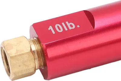 Produktbild von 3/8-24NPT Restdruckventil 10 Pfund Aluminiumlegierung Hochfeste Universal-Trommelbremsenprüfung