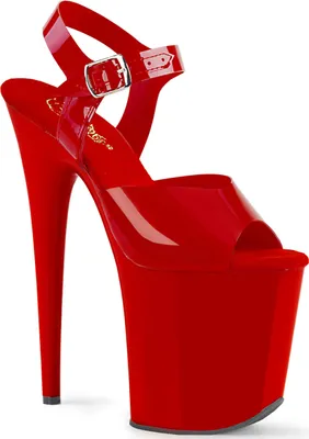 Produktbild von FLAMINGO-808N Damen Sandale von Pleaser, Rot , EU 44, US 14