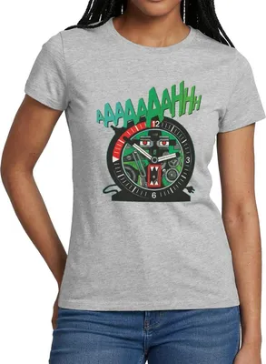 Produktbild von Spreadshirt Die Drei Fragezeichen Und Der Seltsame Wecker Frauen T-Shirt, M, Grau meliert