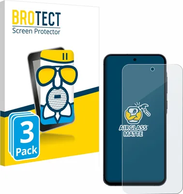 Produktbild von 3x BROTECT Entspiegelungs Schutzglas für Samsung Galaxy A55 5G Schutzfolie Panzer Folie Glas Display Schutz matt