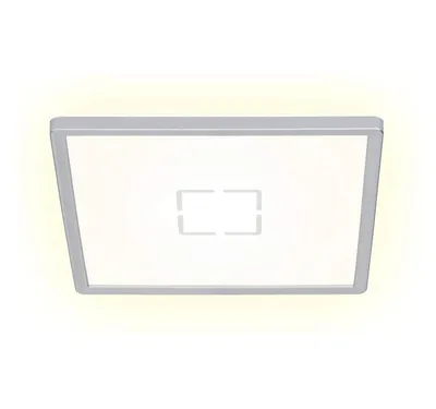 Obrázok produktu pre Stropné LED svietidlo s ultra plochým podsvietením 18W strieborné Briloner