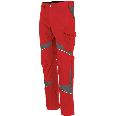 Produktbild von Kübler Activiq Baumwolle+ Damenhose mittelrot/anthrazit Gr. 48