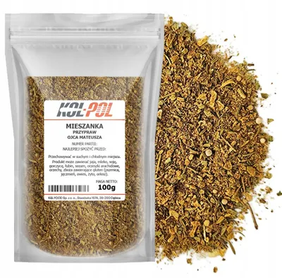 Zdjęcie produktu dla MIESZANKA PRZYPRAW OJCA MATEUSZA 100g Aromatyczna 18 ziół naturalna Kol-Pol
