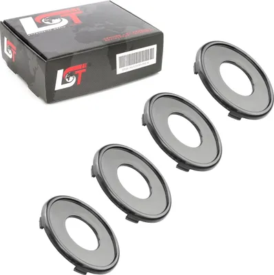 Produktbild von 4x Radnabenkappe Felgendeckel Schwarz Ø 70mm für SAAB OPEL VOLVO VAUXHALL