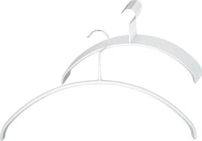 Immagine prodotto di Appendiabiti a soffitto in plastica, bianco, 40 cm, girevole a 360°, antiscivolo, rotondo, ideale per magliette e felpe