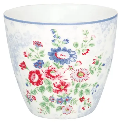 Produktbild von Greengate Ailis Latte Cup white 0,35 l