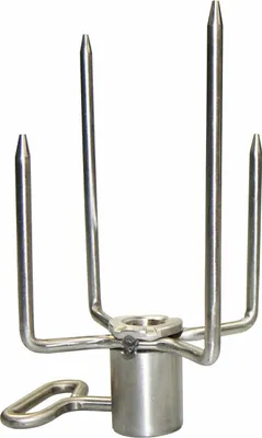 Produktbild von 1 massive Edelstahl Fleischklammer "Grillclub" Fleischnadel für Drehspieß Grill