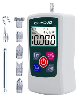 Obrázek produktu pro Digitální měřič síly, měřič tahu a tlaku pro testování napětí a tlaku (500 N)