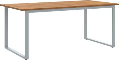 Immagine prodotto di vidaXL Tavolo da pranzo da giardino grigio 180 x 90 x 75 cm