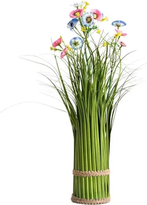 Obrázek produktu pro HOMLA Umělá rostlina VENNY pastelově zbarvené fialky 35 cm